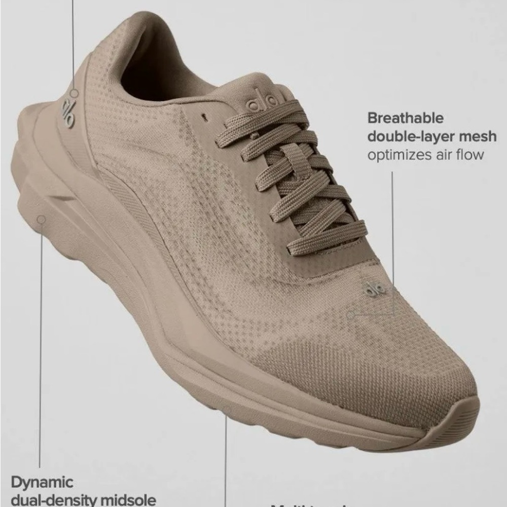 ALO Yoga Tan Athletic Shoes